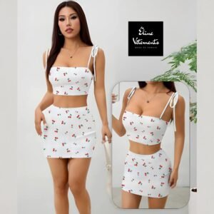 Ensemble "Cherry Sweet" – 2 Pièces