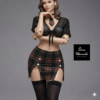 Ensemble Lingerie "Schoolgirl Chic" – Style Écolière Audacieuse