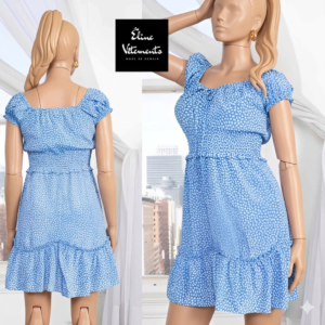 Robe Courte Fleurie - Éline Vêtements
