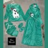ensembel 4 pies ert Ensemble Cocooning 4 Pièces – Motif Ours & Pingouin