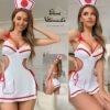Ensemble infirmière blanc
