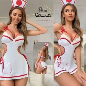 Ensemble infirmière blanc