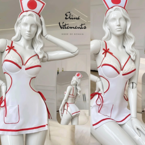 Ensemble infirmière blanc