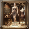Robe Courte Corsetée – Imprimé Léopard & Mesh Translucide