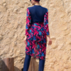 Burkini Bleu Salopette & Paréo  /  بوركيني أزرق سالوبيت مع باريو
